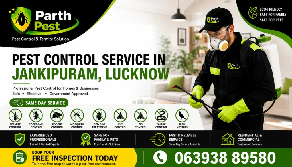 Pest control service in jankipuram lucknow